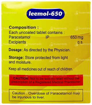 Leemol 650 Tablet 15