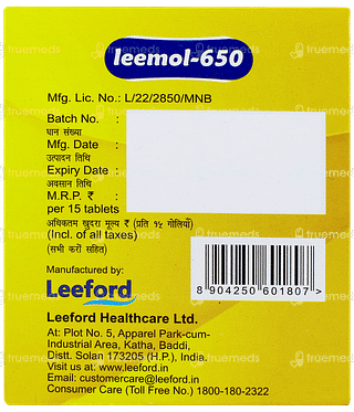 Leemol 650 Tablet 15