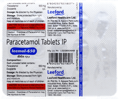 Leemol 650 Tablet 15 Leemol 650 Tablet 15