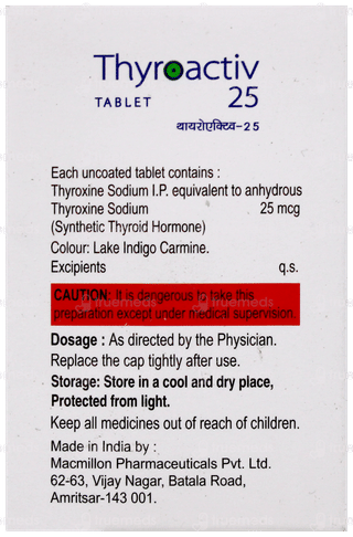 Thyroactiv 25 Tablet 100