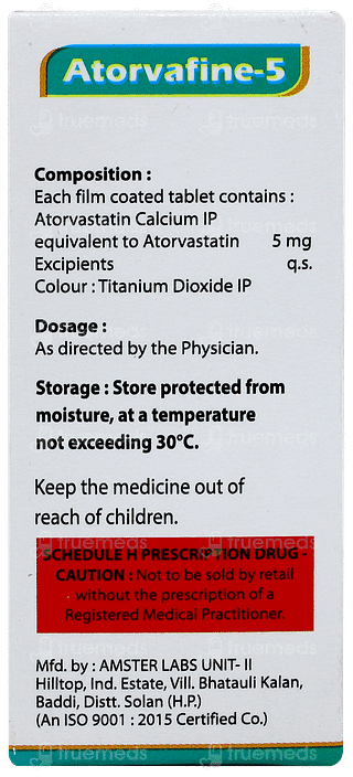 Atorvafine 5 Tablet 10