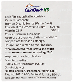 Calciquick Hd Tablet 15