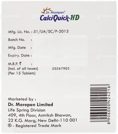 Calciquick Hd Tablet 15