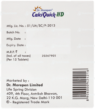 Calciquick Hd Tablet 15