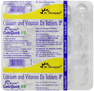 Calciquick Hd Tablet 15