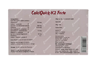 Calciquick K2 Forte Tablet 10