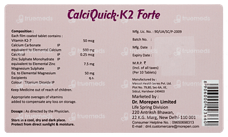 Calciquick K2 Forte Tablet 10