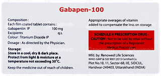 Gabapen 100 Tablet 10