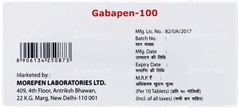 Gabapen 100 Tablet 10 Gabapen 100 Tablet 10