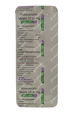 Rosu Hdl 20 MG Tablet 10