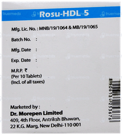 Rosu Hdl 5 Tablet 10