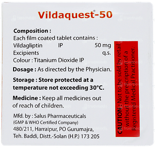 Vildaquest 50 Tablet 10