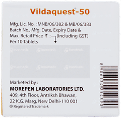 Vildaquest 50 Tablet 10