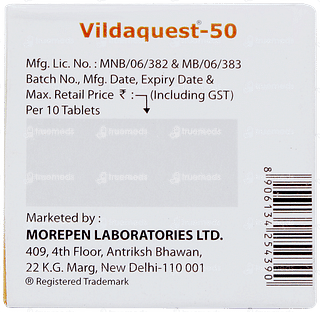 Vildaquest 50 Tablet 10