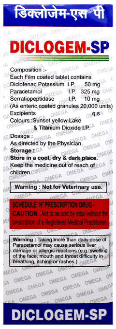 Diclogem Sp Tablet 10 Diclogem Sp Tablet 10
