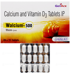 Walcium 500 Tablet 15 Walcium 500 Tablet 15