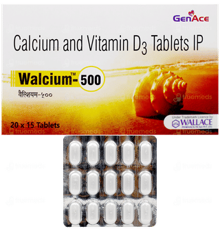 Walcium 500 Tablet 15