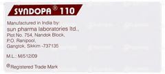 Syndopa 110 Tablet 15 Syndopa 110 Tablet 15