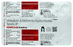 Verifica M 50mg/500mg Tablet 15 Verifica M 50mg/500mg Tablet 15