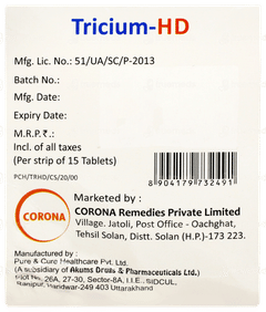 Tricium Hd Tablet 15