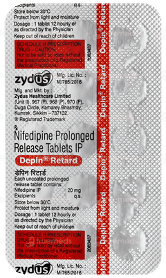 Depin Retard Tablet 15