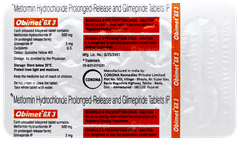 Obimet Gx 3 Tablet 10 Obimet Gx 3 Tablet 10