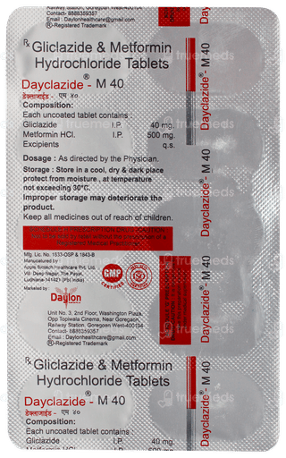 Dayclazide M 40 Tablet 10