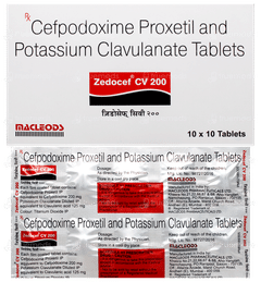 Zedocef Cv 200 Tablet 10
