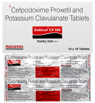 Zedocef Cv 200 Tablet 10