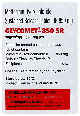 Glycomet 850 Sr Tablet 10