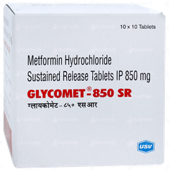 Glycomet 850 Sr Tablet 10