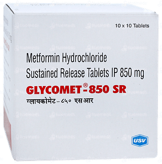 Glycomet 850 Sr Tablet 10