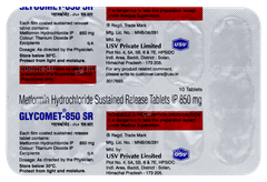 Glycomet 850 Sr Tablet 10
