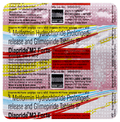 Diapride M2 Forte Tablet 15 Diapride M2 Forte Tablet 15
