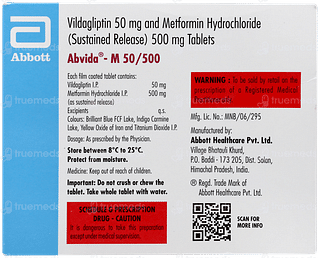 Abvida M 50/500 Tablet 15