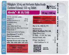 Abvida M 50/500 Tablet 15 Abvida M 50/500 Tablet 15