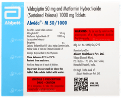 Abvida M 50/1000 Tablet 15