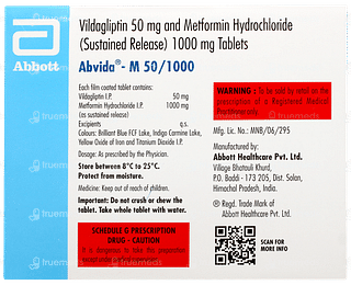 Abvida M 50/1000 Tablet 15