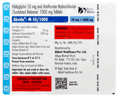 Abvida M 50/1000 Tablet 15