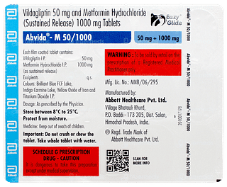 Abvida M 50/1000 Tablet 15