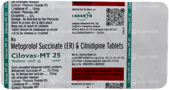Cilovas Mt 25 Mg Tablet Er 10 Cilovas Mt 25 Mg Tablet Er 10