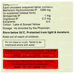Gluconorm Vg 1 Forte Tablet 15