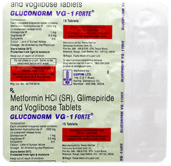 Gluconorm Vg 1 Forte Tablet 15