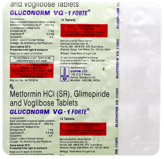 Gluconorm Vg 1 Forte Tablet 15