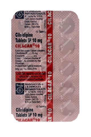 Cilacar 10 MG Tablet 15