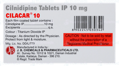 Cilacar 10 Tablet 15 Cilacar 10 Tablet 15