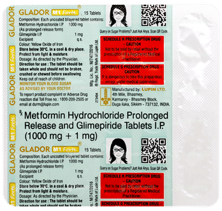 Glador M 1 Forte Tablet 15