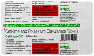 Cefitaxe Cv Tablet 10