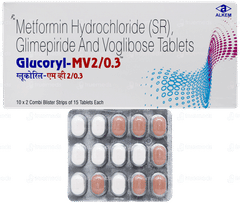 Glucoryl Mv 2/0.3 Tablet 15 Glucoryl Mv 2/0.3 Tablet 15