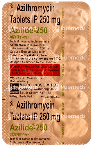 Azilide 250 Tablet 10